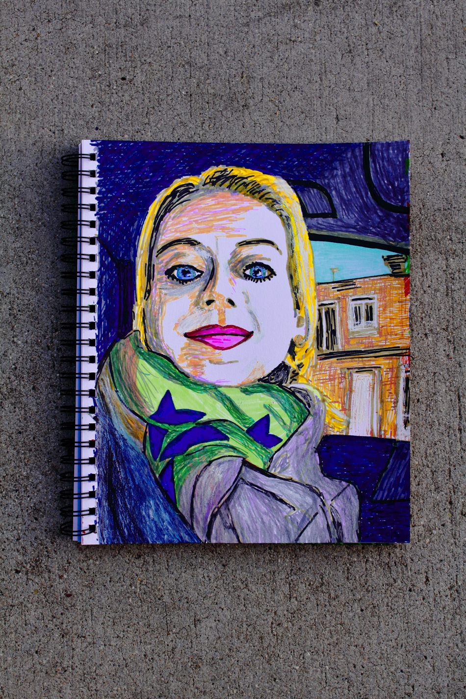 Adele-by-Robert-McAtee-Permanent-Marker-Portrait