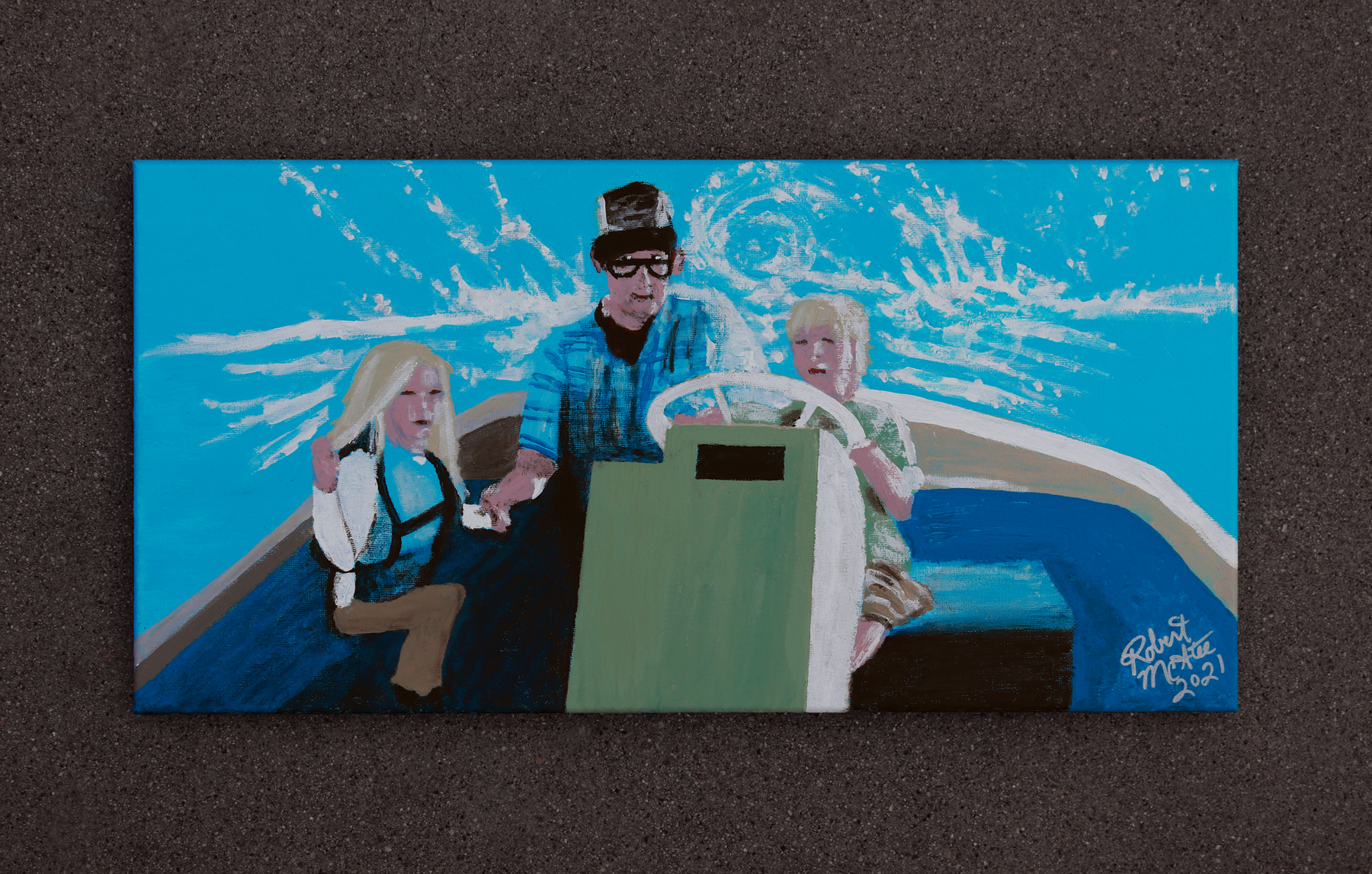 Navigating-the-Rough-Waters-Painting-by-Robert-McAtee