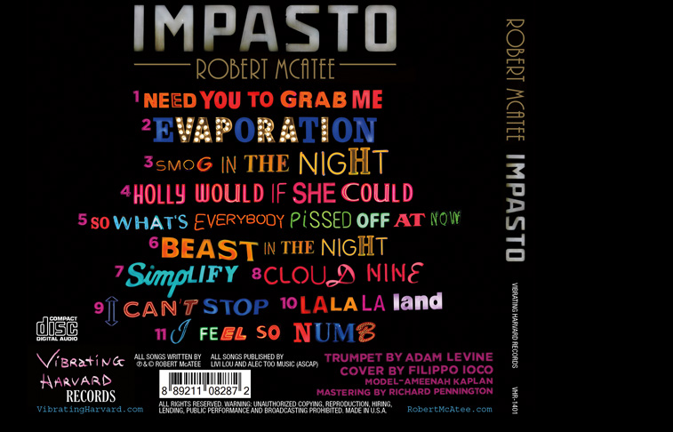 Robert McAtee Back of CD Impasto